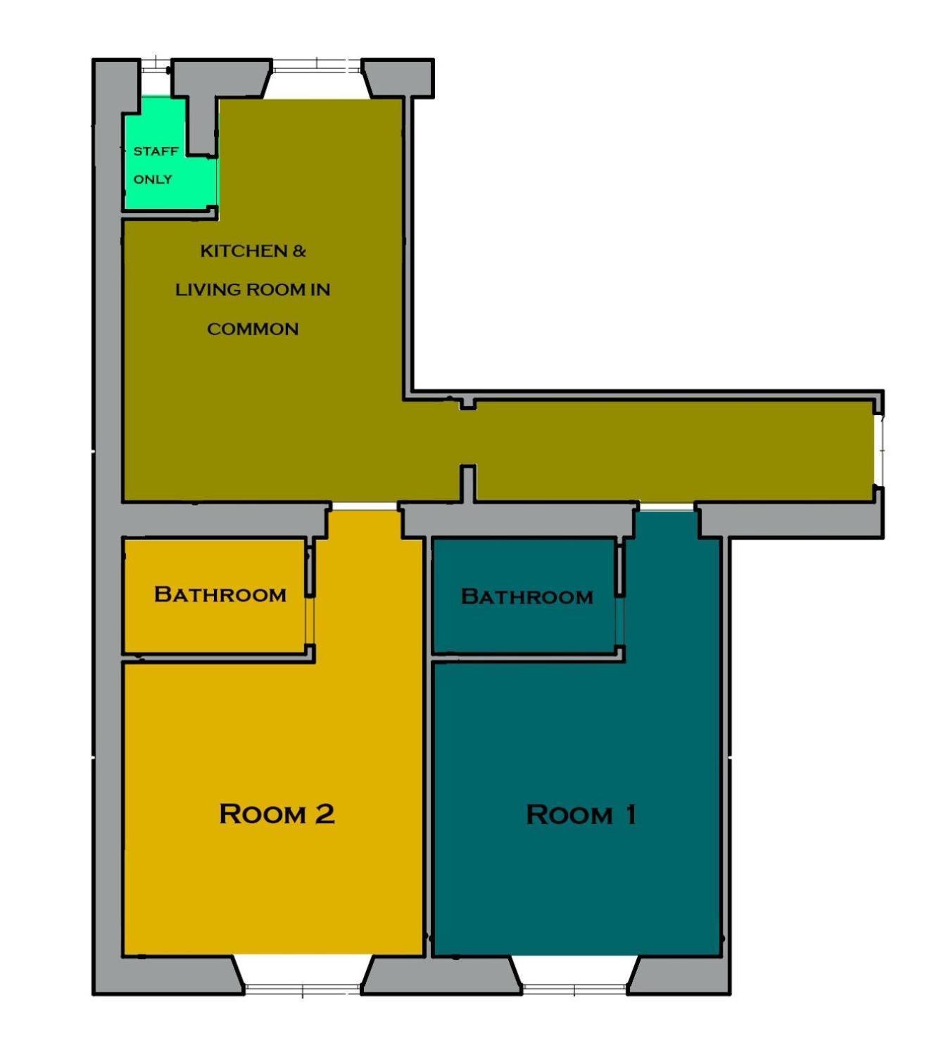 The Space Rooms Rom Eksteriør billede